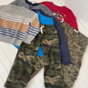 Nautica/Old Navy/Children’s Place Boys Pants Sweater & Top Size 4T